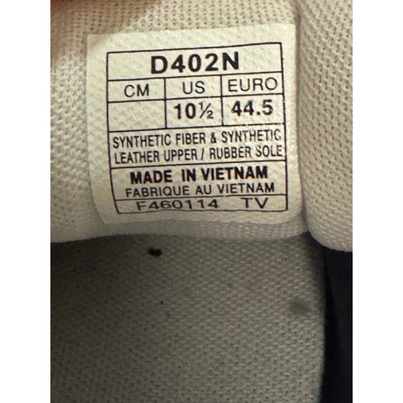 Onitsuka Tiger Metro Nomad Shoes Mens 10.5 Navy/Orange Sneakers Running Athletic - Picture 5 of 14